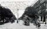 75 PARIS LE BOULEVARD POISSONNIERE VOYAGEE 1904 TRES ANIMEE - District 09