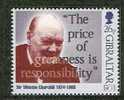 Gibraltar 1998 Famous People, British Statesman, Noble Prize Winner, Sir Winston Churchill MNH* * # 1382 - Sir Winston Churchill