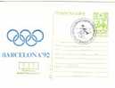 BULGARIA  / Bulgarie   OLYMPIC GAMES- BARCELONA  P.Card + Special First Day - Postales