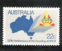 Australia 1981 50th Anniversary Of APEX Map MNH - Nuovi