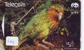 Bird OISEAU Vogel PÁJARO (649) WWF Parrot - Nouvelle-Zélande