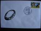 Uruguay FDC Cover TOPIC SPORTS RUGBY PLAYER - Rugby