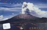 Volcan Volcano Vulkan Sur Telecarte (18 ) - Volcans