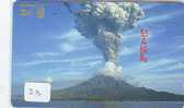 Volcan Volcano Vulkan Sur Telecarte (23 ) - Volcans