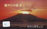 Volcan Volcano Vulkan Sur Telecarte (35 ) - Volcans