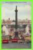 TRAFALGAR SQUARE, LONDON - NELSO´S COLUMM - ANIMATED WITH BUSSES - - Trafalgar Square