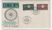 Spagna - Busta Fdc Con Serie Completa: Europa CEPT 1960 - 1960