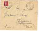 616)lettera Con2£ Imperiale Senza Fasci Da Treviso A Valguarnera Il 28-9-1945 - Storia Postale