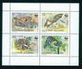 3760I Bulgaria 1989 Bats World  Wildlife Fund W.W.F. M/S ** MNH / Weltweiter Naturschutz: Fledermause - Blocks & Sheetlets