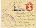 Bur019 /   BURMA - /Brit. Burma GA Spät Verwendet11.08.1954 A.Einschreiben - Birmania (...-1947)