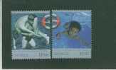 NOR0006 Natation Maitre Nageur Sauveteur Bébé Nageur 1507 à 1508 Norvege 2006 Neuf ** - Unused Stamps