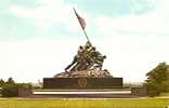 UNITED STATES MARINE CORPS WAR MEMORIAL - IWO JIMA STATUE. - Washington DC