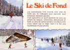 Le SKI  De  Fond  - N° VC 1500  - 3 Vues Et Légende - Rhône-Alpes