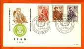 BELGIUM 1960 FDC Refugees 1182-1184 F1009 - Briefe U. Dokumente