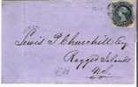 C-St002/  NEUSCHOTTLAND - Cover, Victoria 5 Cents, Halifax 19.3.1863, Ragged Islands(SG 13) - Covers & Documents