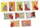 Romania 1961 Hunting, Animals,Mi.1981-90,Sc.142 5-34,MNH - Ours