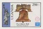 UGANDA 1986, Liberty Bell, Philadelphia 250s, IMPERF. [ Ungezähnt,non Dentelé,no Dentado,non Dentellato ] - Uganda (1962-...)