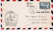 C-FF031/  Kanada - Trans Canada Air Mail,  Regina-Montreal 2.3.39, Flugzeug Und  Monty Auf Pferd - Lettres & Documents