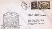 C-FF037/ KANADA - Green Lake-Big River17.3.33,Flugzeug ü.Muskrats(Ratten). Canada Air Mail - Storia Postale