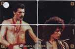 QUEEN (P1) FREDDY MERCURY * Puzzle Of 4 Phonecards * RARE - Muziek