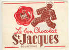 Buvard Chocolat Saint-Jacques - Tourcoing - C
