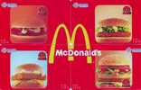 McDonald's * Mc Donalds (A) Puzzle Of 4 Phonecards - Puzzles