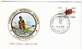 ITALIA 1982 WORLD CAMPIONSHIP ROWING JUNIORS FDC. - Canoë