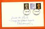 UK 1967 FDC New Def. Issues (with Address) F1080 - 1952-1971 Pre-Decimale Uitgaves