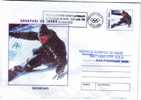 Romania Very Rare Stationery  2002 Salt Lake City,SKIING . - Hiver 2002: Salt Lake City