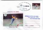 Romania Very Rare Stationery  2002 Salt Lake City,SKATING WOMAN. - Inverno2002: Salt Lake City