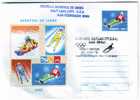 Romania Very Rare Stationery  2002 Salt Lake City. - Hiver 2002: Salt Lake City