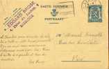 A00024 - Entier Postal N° 123 - Du 08-09-1941 - De Liège Vers Visé - !!! Président Des Combattants De Visé !!! - Voir Ob - Tarjetas 1934-1951