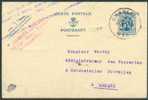 E.P. Sc CHARLEROI 1 Du 26-II-1934 + Griffe HEURE Vers Manage.  - 2661 - Linear Postmarks