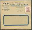 L.  2Fr.50  MARCHAND Obl.  Sc.  REMICOURT Du 21-6-1960 + Griffe MOMALLE. - 2674 - Linear Postmarks