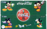 4 Télécartes DISNEY (8) COCA COLA Puzzle. 4 Phonecards Disney In Puzzle - Rompecabezas