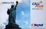 MONGOLIA - Skytel Prepaid Card - Statue Of Liberty - Mongolië