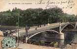 92 PUTEAUX La Passerelle  Très Joli Plan Colorisé Et Animé  1906 - Puteaux