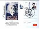 Enteire Postal With  Nobel Prize  ALBERT EINSTEIN Camcell 2005 CLUJ-NAPOCA Of Romania. - Albert Einstein