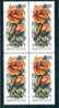 Bhutan Flower, Rose - Marchioness Of Urouijo Plant Blk/4  MNH  # 1634 - Roses