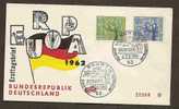 EUROPA - CEPT 1962 VF GERMANY FDC - FLAGS - 1962