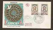 EUROPA - CEPT 1963 VF  MONACO FDC Yvert # 618/9 - 1963