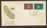 EUROPA - CEPT 1963 VF  NETHERLANDS FDC Yvert # 780/1 - 1963