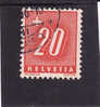 M2087 - Suisse Taxe Yv.no.70a Oblitere - Taxe