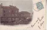 BEUZEVILLE PLACE DU MARCHE AUX BORUFS  1905 - Pont-de-l'Arche