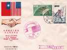 Ch-T002/  TAIWAN - FDC, 49.6.18, Besuch Präsident Eisenhower  1960(Brief, Cover, Lettre) - FDC