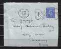 0005 - Angleterre  - Lettre  1947  - Flamme "cloche". - Storia Postale