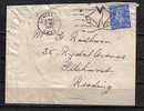 0006 - Angleterre  - Lettre  1945  - Flamme "cloche". - V De Victoire - Marcophilie