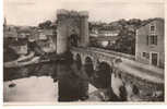 PARTHENAY (79) CPSM LA TOUR ST JACQUES ET LA RIVIERE LE THOUET DEUX SEVRES - Parthenay