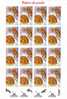 ROMANIA  2007 ,OISEAUX DE PROIE / OWLS,RARE IN MINISHEET 16X TABS,MNH,val 3,1 Lei - Full Sheets & Multiples