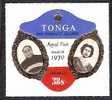 Tonga 1970 Odd Shaped, Die Cut 38s Air Mail, Royal, King & Queen  MNH* * # 1542 - Tonga (1970-...)